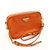 Borsa a spalla PRADA in nylon e pelle con logo triangolare Orange 1N1861 - vista 4