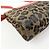 FENDI Borsa a Tracolla 2Way e Cintura in Tela Leopardata e Pelle Marrone Rosso - vista 11