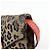 FENDI Borsa a Tracolla 2Way e Cintura in Tela Leopardata e Pelle Marrone Rosso - vista 14
