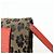 FENDI Borsa a Tracolla 2Way e Cintura in Tela Leopardata e Pelle Marrone Rosso - vista 16