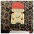 FENDI Borsa a Tracolla 2Way e Cintura in Tela Leopardata e Pelle Marrone Rosso - vista 18