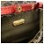 FENDI Borsa a Tracolla 2Way e Cintura in Tela Leopardata e Pelle Marrone Rosso - vista 22
