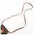 FENDI Borsa a Tracolla 2Way e Cintura in Tela Leopardata e Pelle Marrone Rosso - vista 6