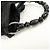 Borsa a mano e a tracolla Christian Dior Malice Pearl Nylon Nera - vista 7