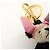 Portachiavi Panda Bunny con logo Triangle PRADA Nero Rosa - vista 10