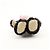 Portachiavi Panda Bunny con logo Triangle PRADA Nero Rosa - vista 5