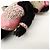Portachiavi Panda Bunny con logo Triangle PRADA Nero Rosa - vista 7