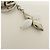 Louis Vuitton Twist Portachiavi e Charm in Metallo Silver White M68010 - vista 10