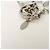 Louis Vuitton Twist Portachiavi e Charm in Metallo Silver White M68010 - vista 15