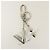 Louis Vuitton Twist Portachiavi e Charm in Metallo Silver White M68010 - vista 2