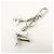 Louis Vuitton Twist Portachiavi e Charm in Metallo Silver White M68010 - vista 3