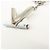 Louis Vuitton Twist Portachiavi e Charm in Metallo Silver White M68010 - vista 7