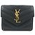 Autre Marque SAINT LAURENT PARIS Billetera compacta de piel Cassandra Black 692061