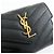 Autre Marque SAINT LAURENT PARIS Billetera compacta de piel Cassandra Black 692061 - vista 14