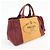 Borsa 2Way PRADA Logo Canapa Canvas Tote Bag Orange Purple B1877G - vista 4