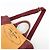 Borsa 2Way PRADA Logo Canapa Canvas Tote Bag Orange Purple B1877G - vista 6