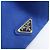 PRADA Borsa Tote 2Way in Tela Canapa con Logo Triangolare Blu BN2642 - vista 17