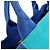 PRADA Borsa Tote 2Way in Tela Canapa con Logo Triangolare Blu BN2642 - vista 9