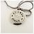 Hermès HERMES Serie Silk Cord Metal Necklace Pendant Silver Gray - vista 9
