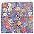 Hermès HERMES Carré 45 Seta 100% L'Arbre de vie Foulard Blu Rosso Multicolore