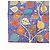 Hermès HERMES Carré 45 Seta 100% L'Arbre de vie Foulard Blu Rosso Multicolore - vista 6