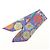 Hermès HERMES Carré 45 Seta 100% L'Arbre de vie Foulard Blu Rosso Multicolore - vista 9