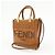 FENDI Borsa a mano 2Way Sunshine Shopper Small in pelle Marrone 8BS092 - vista 3