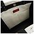 VALENTINO Rockstud Canvas Leather Tote Bag Natural Black - Ansicht 21
