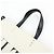 VALENTINO Rockstud Canvas Leather Tote Bag Natural Black - Ansicht 5