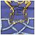 Hermès HERMES Carre 45 Seidentuch 100% Seide L’INSTRVCTION DV ROY Red Navy - Ansicht 9