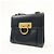 Salvatore Ferragamo Borsa a tracolla in pelle Ferragamo Gancini Navy - vista 3