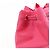 PRADA Triangle Logo Nylon Leather Drawstring Pouch Pink 1N0369 - view 13
