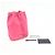 PRADA Triangle Logo Nylon Leather Drawstring Pouch Pink 1N0369 - view 19