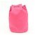 PRADA Triangle Logo Nylon Leather Drawstring Pouch Pink 1N0369 - view 2