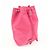 PRADA Triangle Logo Nylon Leather Drawstring Pouch Pink 1N0369 - view 4