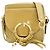 Chloé Borsa a tracolla Chloe See by Chloe in pelle e camoscio con catena Beige