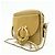 Chloé Borsa a tracolla Chloe See by Chloe in pelle e camoscio con catena Beige - vista 3