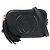 GUCCI SOHO Interlocking G Leather Small Disco Bag Black 308364