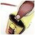 Chloé Borsa 2Way in pelle incisa Chloe C Borsa a tracolla Bordeaux Yellow - vista 11
