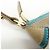 Borsa a tracolla LOEWE Anagram Canvas Suede Leather 160th Beige Blue - vista 10