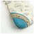 Borsa a tracolla LOEWE Anagram Canvas Suede Leather 160th Beige Blue - vista 12