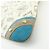 Borsa a tracolla LOEWE Anagram Canvas Suede Leather 160th Beige Blue - vista 14