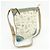 Borsa a tracolla LOEWE Anagram Canvas Suede Leather 160th Beige Blue - vista 4