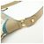 Borsa a tracolla LOEWE Anagram Canvas Suede Leather 160th Beige Blue - vista 8