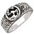 GUCCI Interlocking G Arabesque Ring SV925 Silber #17 US8 EU57