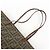 Borsa Tote e Borsa a Tracolla FENDI Zucca PVC Marrone Nero 8BH198 - vista 6