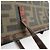 Borsa Tote e Borsa a Tracolla FENDI Zucca PVC Marrone Nero 8BH198 - vista 7