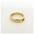 FENDI Baguette Ring Metal Ring Gold Ring Größe M US7 EU54 HK15 - Ansicht 3