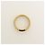 FENDI Baguette Ring Metal Ring Gold Ring Größe M US7 EU54 HK15 - Ansicht 4