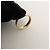 FENDI Baguette Ring Metal Ring Gold Ring Größe M US7 EU54 HK15 - Ansicht 8